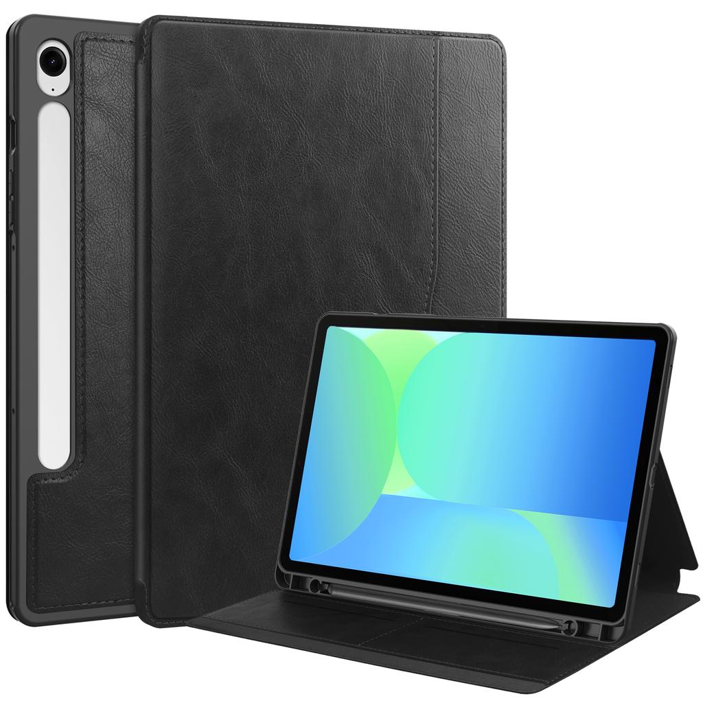 For Samsung Galaxy Tab S10 FE/S9 FE Case Shockproof Leather Auto Wake/Sleep Tablet Stand Cover