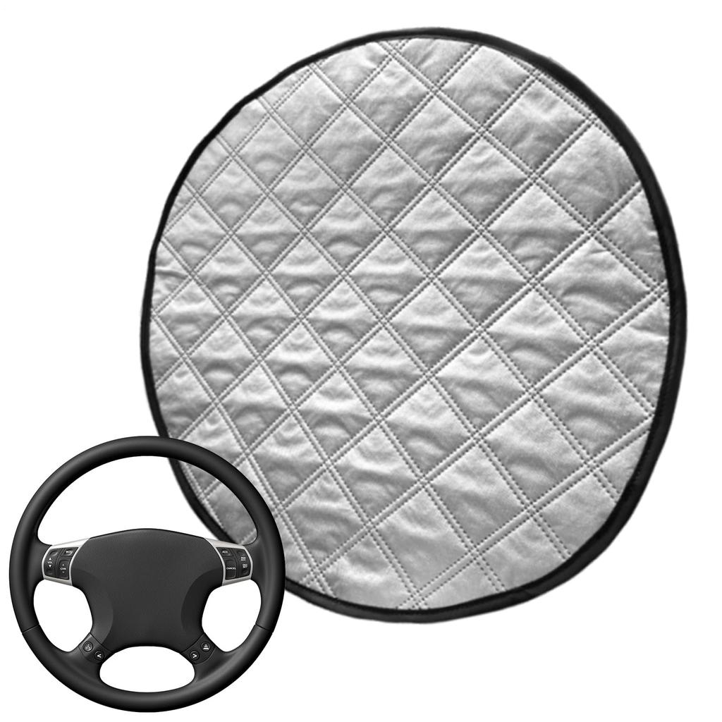 Heat Resistant Steering Wheel Cover - Steering Wheel Sun Shade Cover | Foldable Car