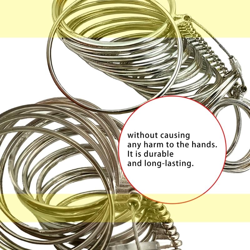 Professional Bangle Bracelet Sizer Precision Wrist Sizing Gauge Wrist Size Measuring Tool Measuring Sizes 1-27/11.5-23