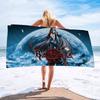 Игровое полотенце Bayonetta из микрофибры для пляжа, впитывающее, быстросохнущее, мягкое, для йоги, плавания, курорта, альпинизма