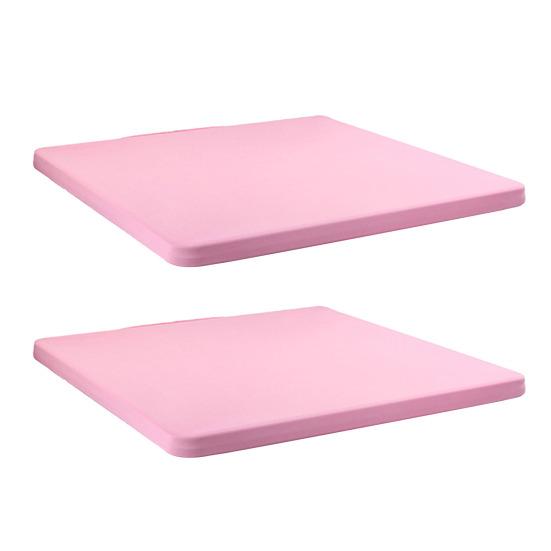 2 шт. эластичная скатерть на подгонку 34x34 дюйма квадратная скатерть с эластичным краем однотонная скатерть для кухни обеденный стол пикник патио вечеринка столы