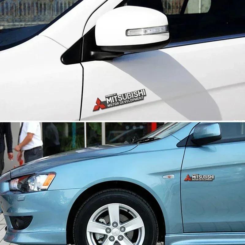Для Mitsubishi RALLIART ASX Triton Outlander Lancer Mirage Xpander Triton Металлический 3D Значок на переднюю решетку автомобиля Наклейка на задний багажник UG2