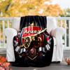 1pc A-Arsenal3 Theme Blanket - Digital Print, Polyester, Cozy for All Seasons, Perfect for Outdoor, and Travel
