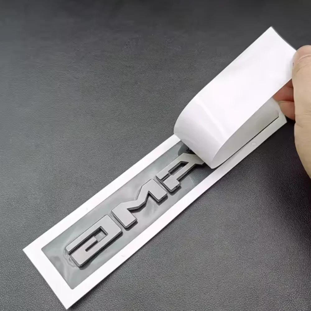 SUK3 1pcs-zz-- 3D Car Rear Trunk Emblem, Decal Letters Sticker, Mercedes Benz AMG A B C E G CLA W211 W203 W204 W210 W124 Accessories,