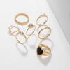 New Joint Ring with Diamonds, Drip Crystal Love Ring, Female Joint Ring, Gift Ring for Girlfriends.