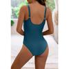 One-piece Swimsuit Sexy Solid Color Belly Cover Cross Backless Bikini