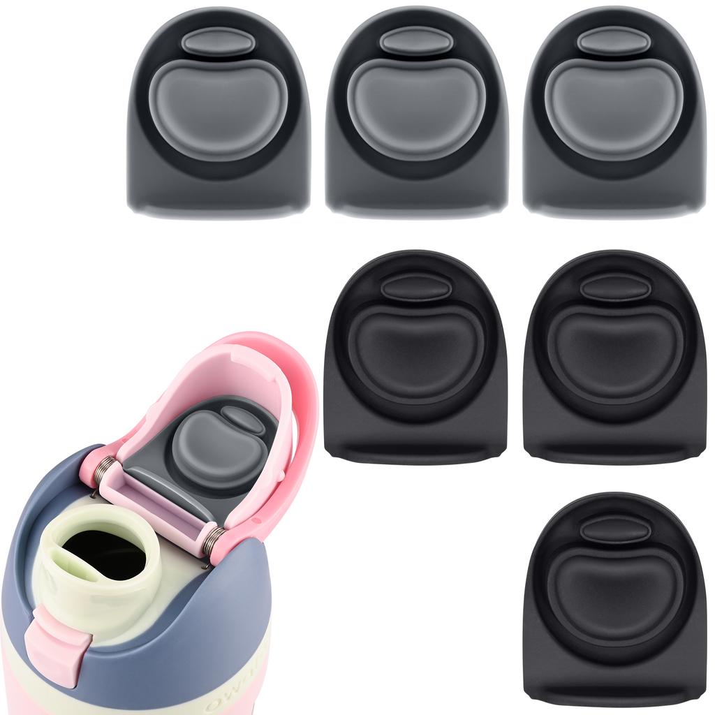 1-6Pcs Water Bottles Top Lid Replace For Owala FreeSip 16/19/24/25/32/40 oz Bottle Leak Proof Silicone Stopper Water Cup Sealing Cup Holders 5