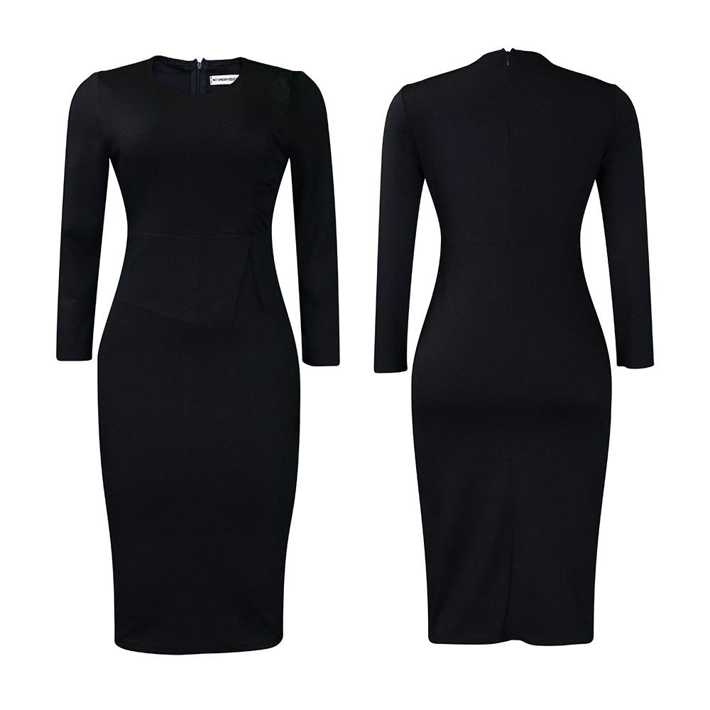 Весенний новый стиль, темперамент, облегающая юбка-карандаш, модное большое платье с запахом на бедрах в африканском стиле