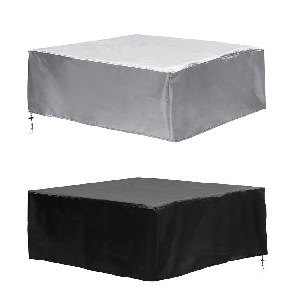 1pc Universal Hot Tub Dust Cover Cap Waterproof UV Proof All-Weather Spa Cover Cap Protector Hotspring Snow Rain Dust Covers