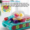 Light Up Transparent Gear Tank Toy for Kids Armored Car Toy with Visible Moving Gears Educational Crawling Toys for Toddlers