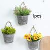 Hanging Planter Basket Flower Holder Unique Wall Pot Mounted for Dorm