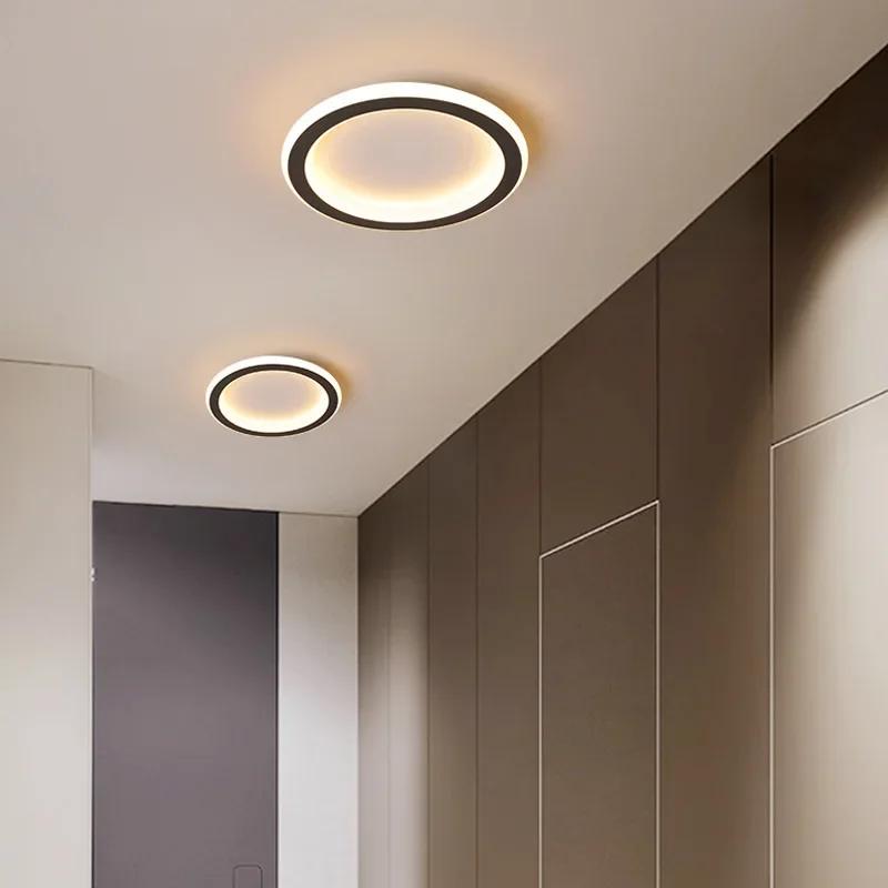 Современный светодиодный потолочный светильник для гостиной, столовой, прохода, гардеробной, балкона, спальни, потолочная люстра, внутреннее декоративное освещение