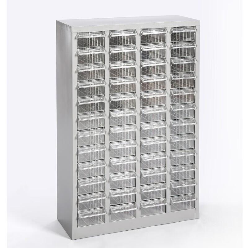 48-Drawer Transparent Parts Storage Cabinet