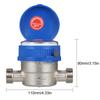 LXSG 13D Household Water Meter Single Flow Dry Cold Water Table Qn 1.5m3 H 30 Celsius 15mm Garden & Home Water Meter