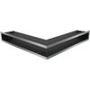 Vent Cover LUFT Corner 56x56x9 Polished Slim