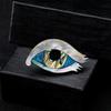 Blucome Модная высококачественная брошь в форме глаза, индивидуальная женская булавка в форме дикого морского ушка