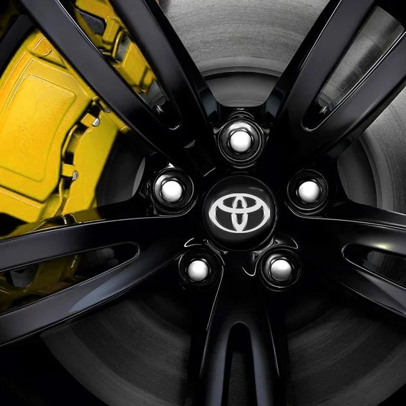 Эмблема наклейка на колпак ступицы колеса автомобиля 56 мм для Toyota C-hr Prado Rav4 Yaris Hilux Prius Avensis Corolla Camry
