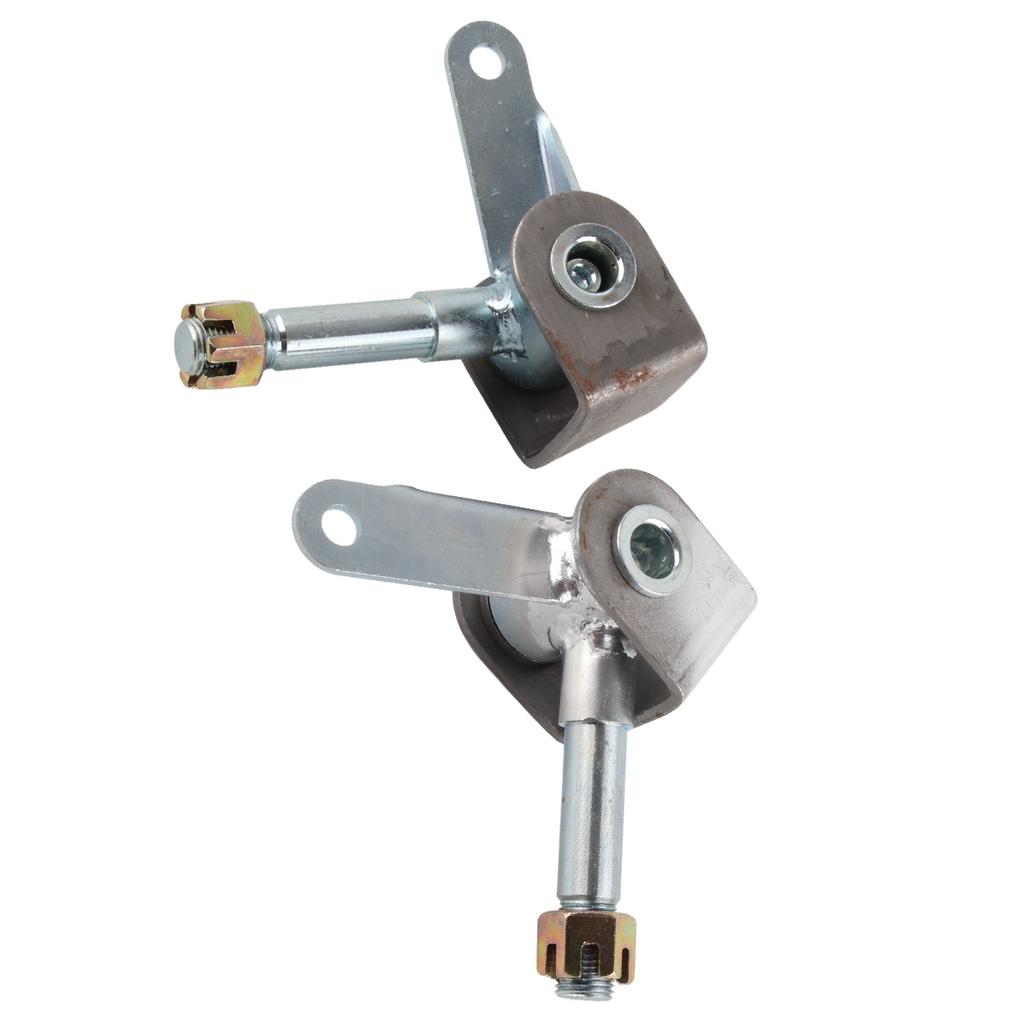 1 пара M16 передние поворотные кулаки правый левый комплект стальных сплавных кронштейнов шпинделей подходит для 110cc 125cc 150cc 200cc 250cc Go