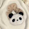 Plush Panda Shape Hair Claw Strong Grip Back Head Hair Clip Cartoon Shark Girl Hair Claw Hair Accessories