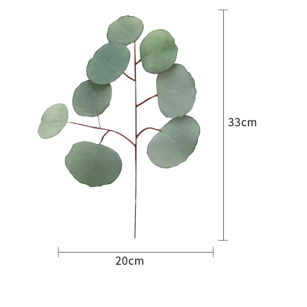 Simulation Eucalyptus Colored Leaves Photo Shoot Photography Background Props Tabletop Home Decor