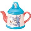 Tom and Jerry 3D Animated Scene Toffee Figure Teapot, Approx. 350ml, Approx. 16 x 13cm, Pink & Blue, SAN4508