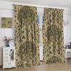 Винтажные шторы блэкаут William Morris Forest   Рустикальные бохо шторы с птицами и растениями   для гостиной, спальни 21(W)*45(L