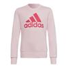 Sweat Fille - ADIDAS - HM8709 - Rose - Coupe Slim - Encolure Ras-du-cou