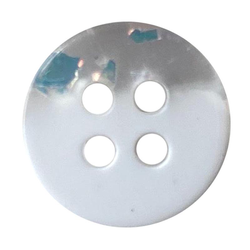 Resin Four-Eye Half-Edge Imitation Shell Buttons, Knitted Cardigan, Sleeve Collar Buttons, Summer And Autumn Shirts, Accessories, Hand-Sewn Buttons