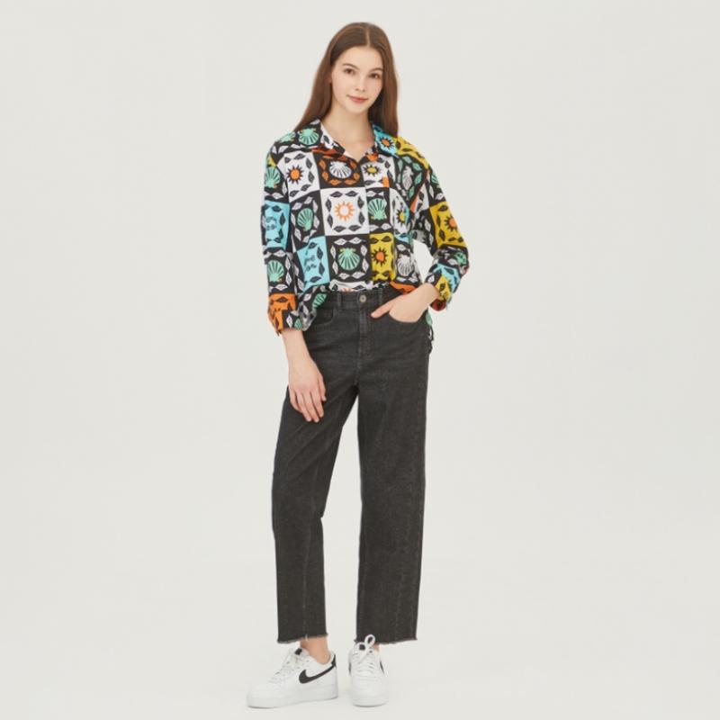  Benetton  Benetton Jeffrey Blouse Babla4441 Mu