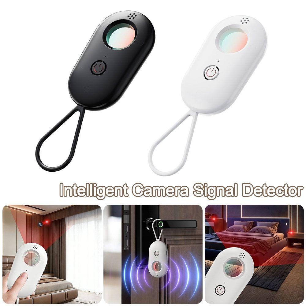 LED Light Anti-Peeping Camera Detector Security Alarm Lens Detect Gadget Security Protection