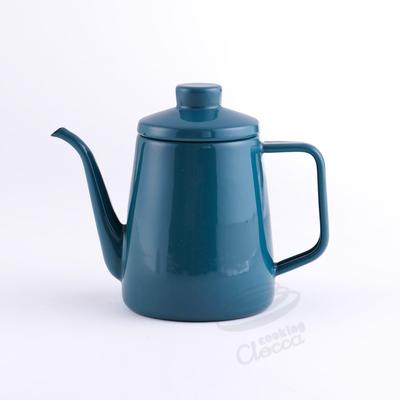 Эмалированный пуровер Fuji, 1,0 л, SD10DP2.CSB, Однотонный, Для открытого огня, Подходит для индукционных плит, Дымчато-голубой