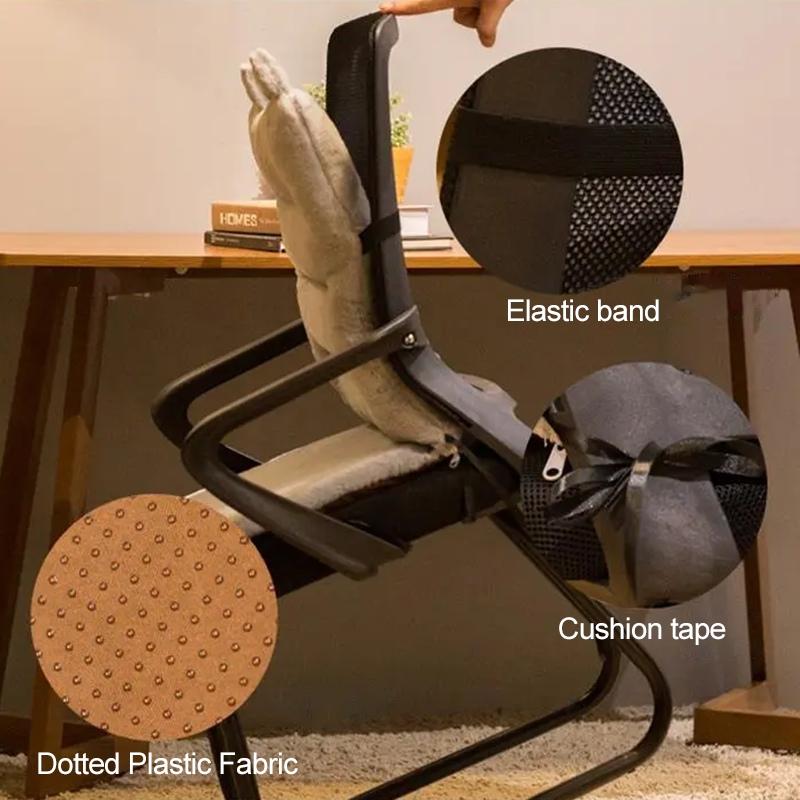 Зимний утолщенный офисный подогрев сиденья Подушка для поясницы Подушка для спины Подушка для пукания Подушка для ягодиц Электрический подогрев сиденья