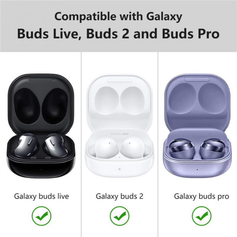 Бронированный силиконовый чехол для Samsung Galaxy Buds Pro 2 Live FE, противоударный чехол для Galaxy Buds2 Pro Fundas, безопасный замок для Galaxy Buds2 с брелком