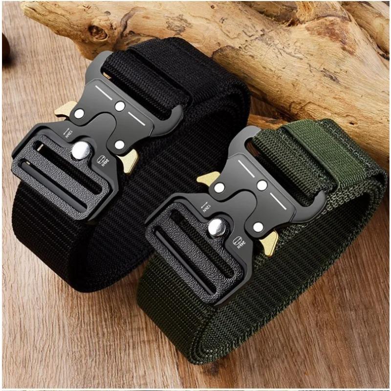Мужской ремень, тактический ремень для охоты на открытом воздухе, многофункциональная пряжка, нейлоновый ремень высокого качества, парусиновый ремень морской пехоты, пластиковая пряжка