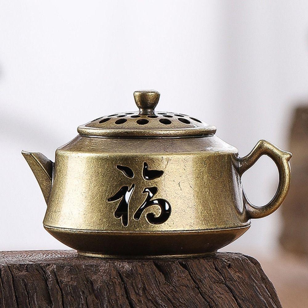 Домашнее украшение интерьера, ароматерапевтическая печь, мини-стиль, мини-чайник, курильница