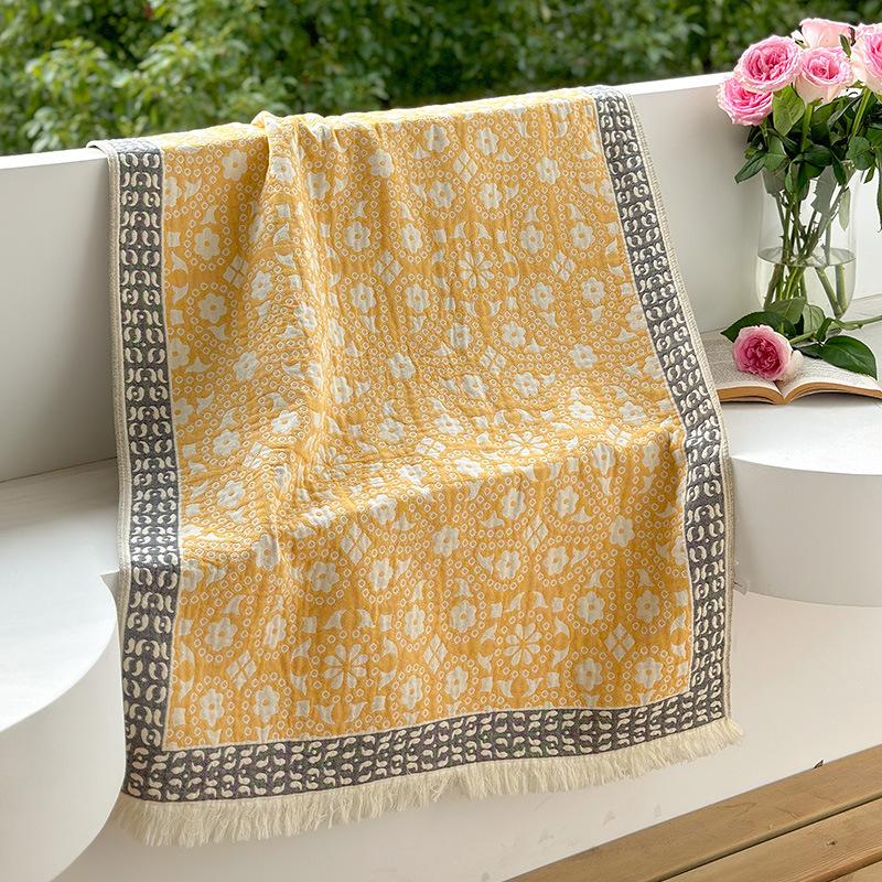 1 шт 73 X 150 см чистое хлопковое марлевое банное полотенце быстросохнущее мягкое большое банное полотенце с кисточками пляжное полотенце для женщин