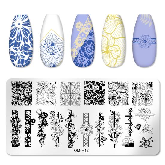 Nail Stamping Plates Cost-effective Precise Position Nail Tools Nail Art Stamping Plates