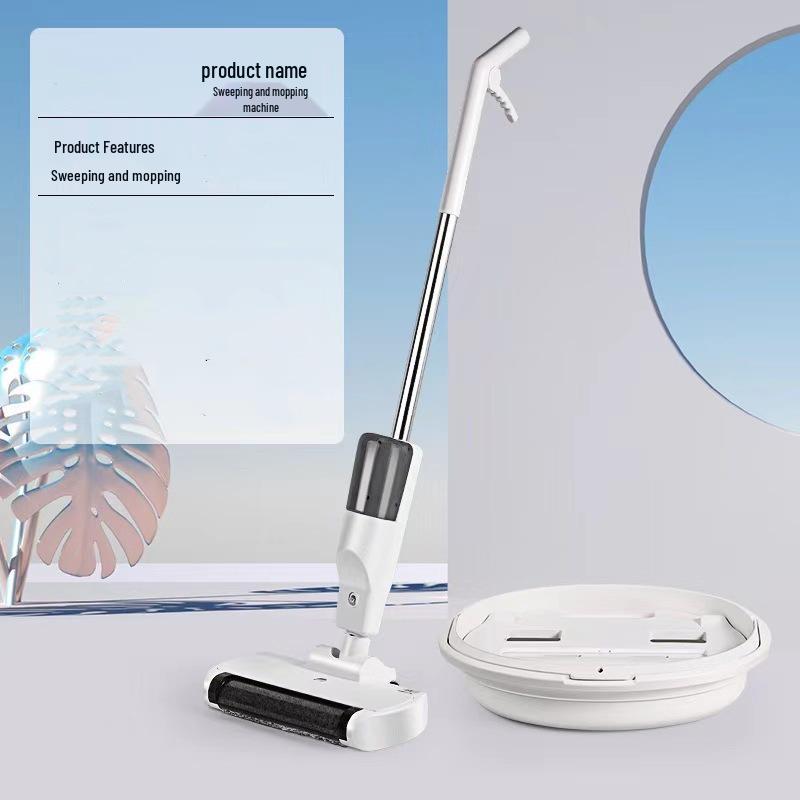 Wireless Electric Mop & Floor Cleaner: Sweeping, Suction, Mopping, Washing, Dual-use