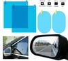 2X Автомобильное зеркало, водонепроницаемая пленка, зеркало заднего вида, водонепроницаемая пленка, оконное стекло, противотуманная антибликовая наклейка, автомобильные аксессуары