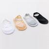 Nylon Non Slip Invisible Socks Black Nude White Boat Socks Durable Comfort Padded Women