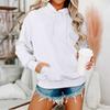 Women's Long Sleeve Oversized  Oversized Drop Shoulder Sleeves Women's Hooded Plush Sweatshirt