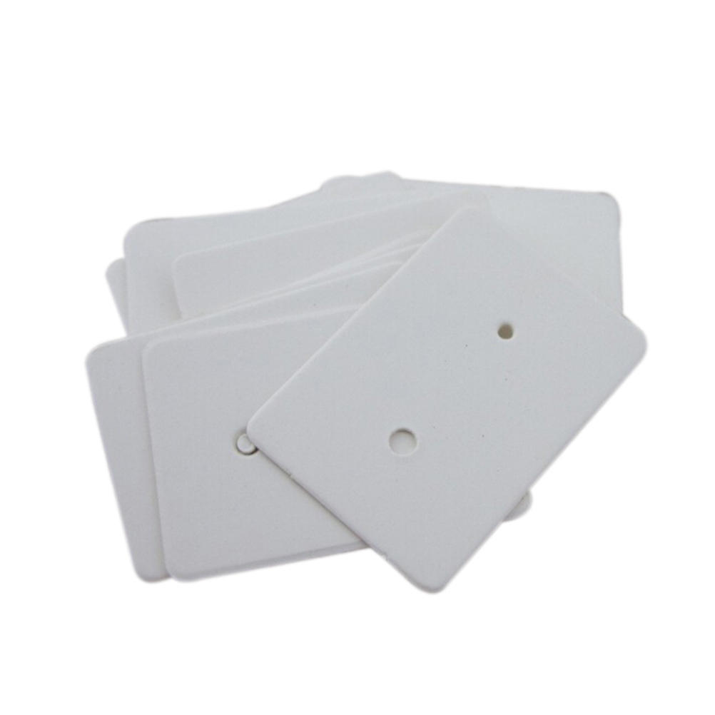 100 шт профессиональный тип серьги-гвоздики держатель дисплея повесить крафт-карты бумага