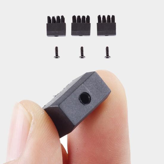 3Pcs Archery Bow Brush Plastic Arrow Rest Replacement Brush Archery Accessories Bow Supplies Small Arrow Rest Compound Kit