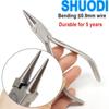 Dental Laboratory Adam Wire Bending Wire Forming Plier Double Round Dental Wire Bend Form Plier For Max 0.9mm Wire