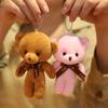 Keychain Animal Dolls Bag Pendant Tie Bear Doll Plush Pendant Bear Plush Keychain Bear Plush Toy