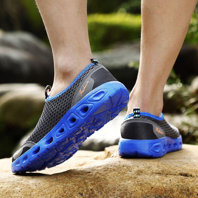 Мужская обувь для воды, женские уличные пляжные ботинки без шнуровки, легкие спортивные резиновые кроссовки, обувь