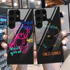 Чехол для телефона Samsung Galaxy S22 Plus Ultra, стеклянные чехлы с изображением медведя из мультфильма для Galaxy S20 Fe S21ultra S23plus S21fe, черный чехол из ТПУ