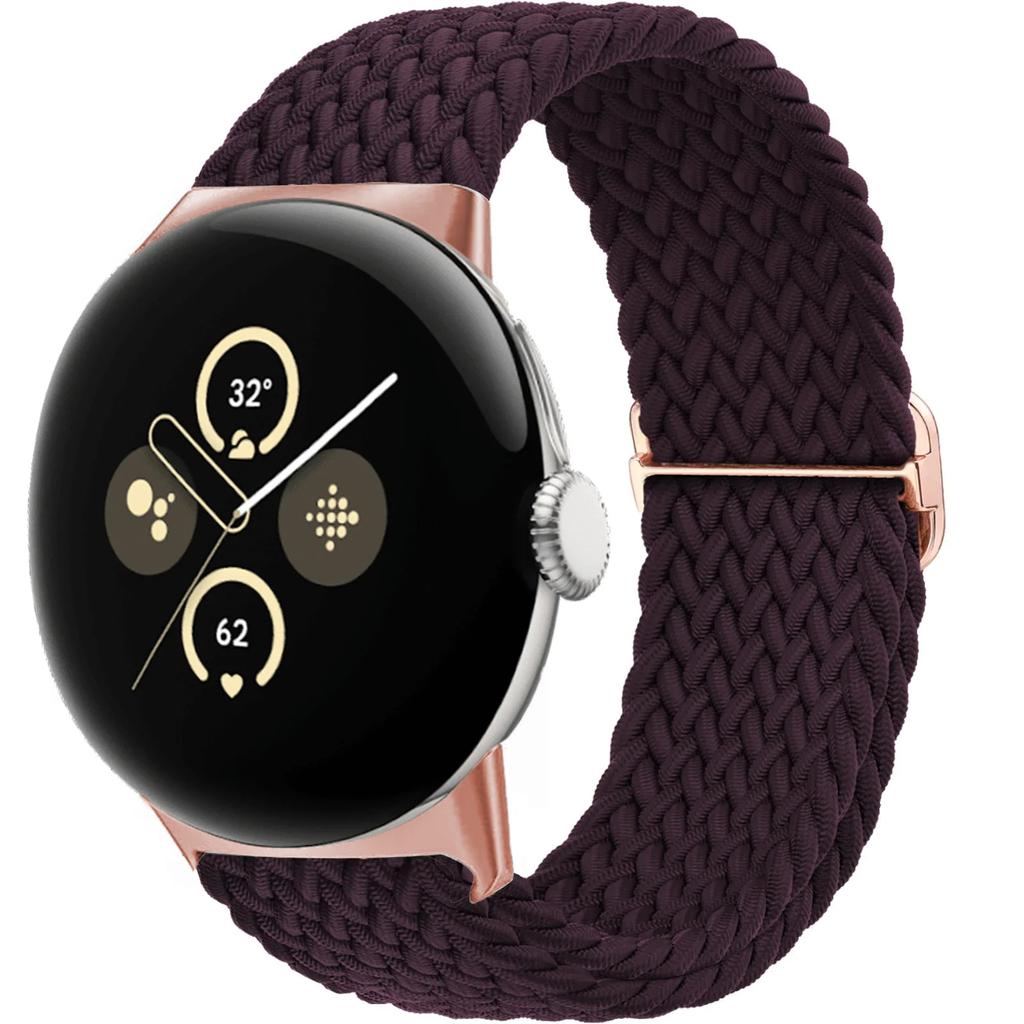 Braided Solo loop for Google pixel 3 4 2 band Accessories Smartwatch Elastic Adjustable Nylon correa bracelet Pixel Watch Strap