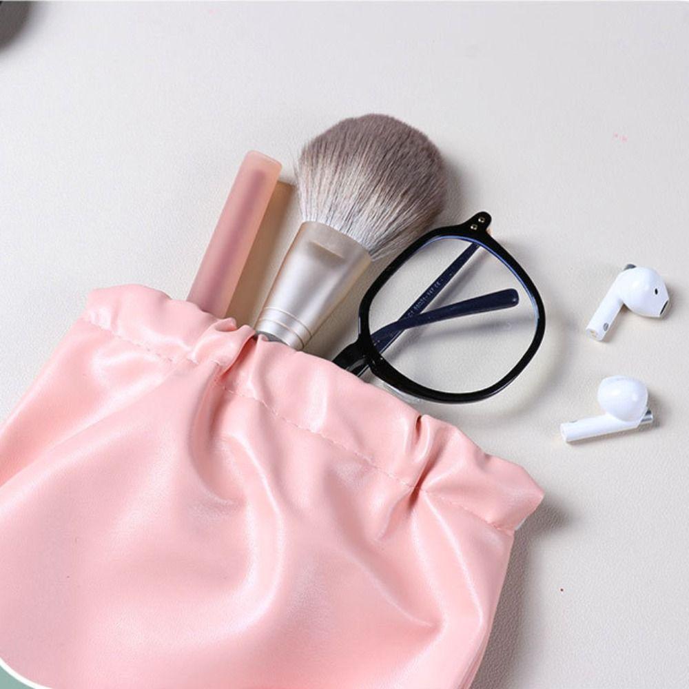 Pu Leather Mini Cosmetic Bag Makeup Bag Coin Purse Small Item Bag Coin Bags Travel