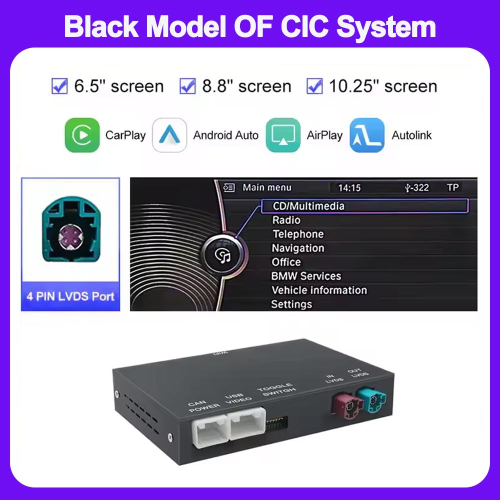 НОВЫЙ Беспроводной адаптер CarPlay Android Auto для BMW X5 E70 X6 E71 CCC CIC Bluetooth Навигация Mirror Link Интерфейсный модуль